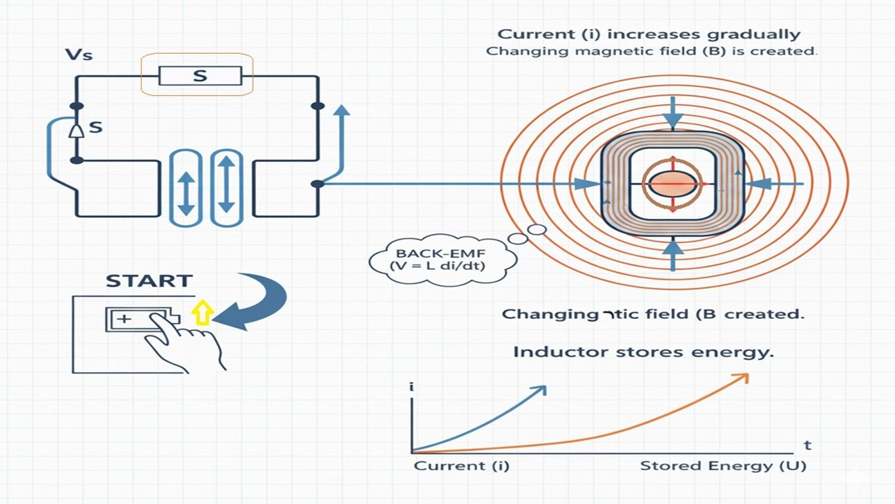 Inductance Magnetic Field Diagram