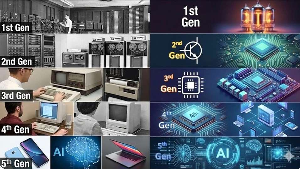 Computer Generations Fundamentals Technology Comparison