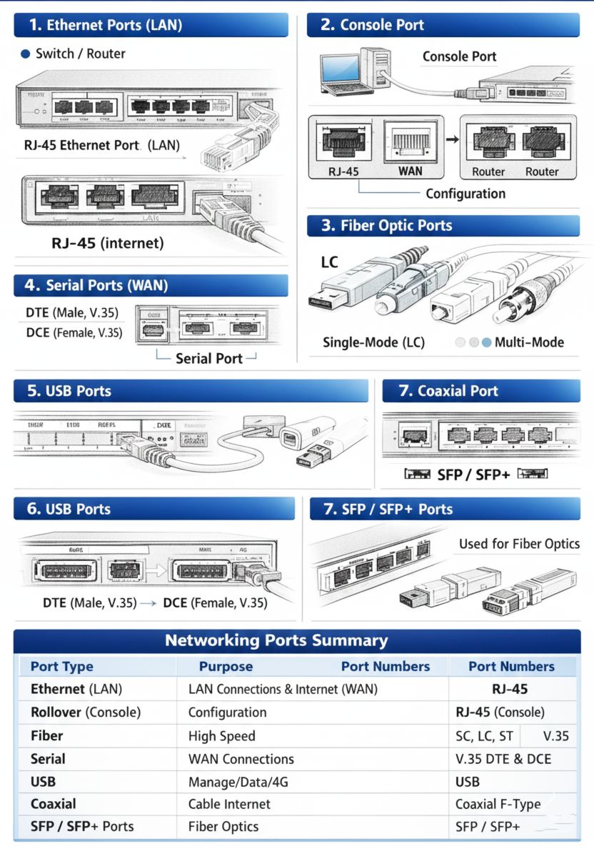 Networking Ports Specifications and Design