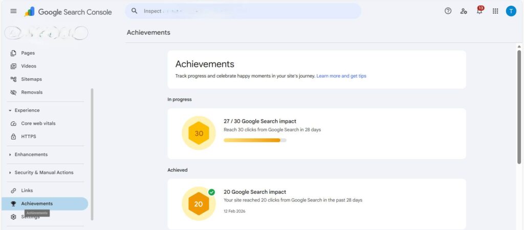 Google Analytics achivement overall website 8