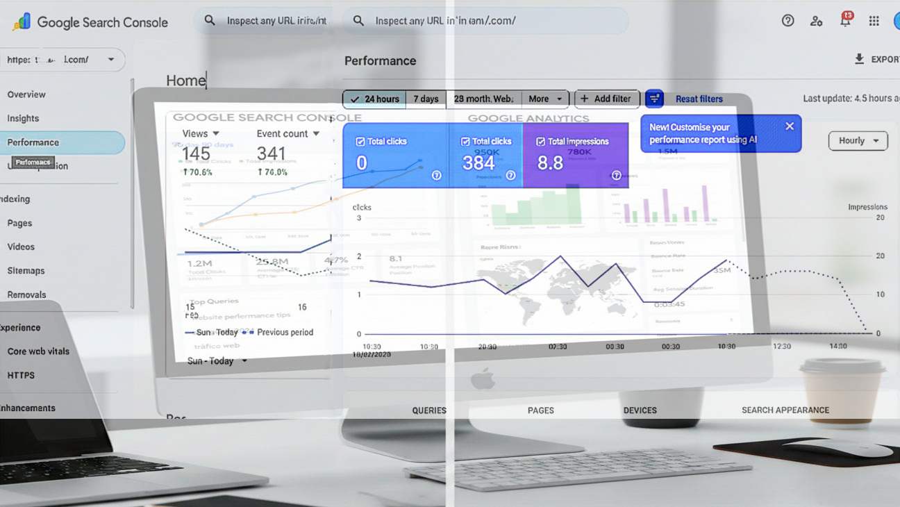 Google Search Console Google Analytics Configuration Web Traffic and Performance