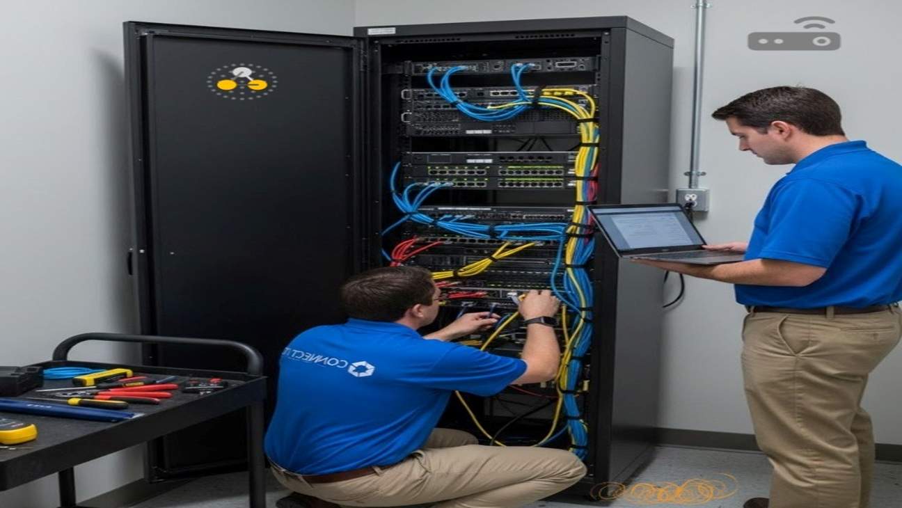 Home 3 Small Business Network Rack Setup Connection Installation