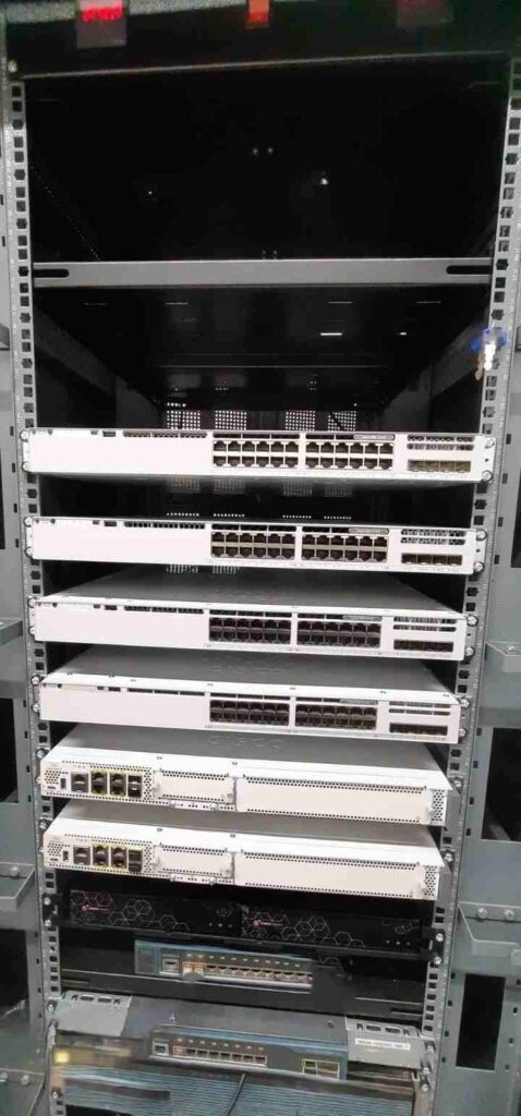 network rack hardware installation