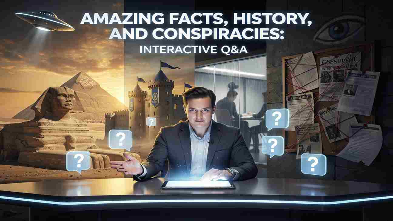 Home 3 Amazing Facts History and Conspiracies Interactive QA