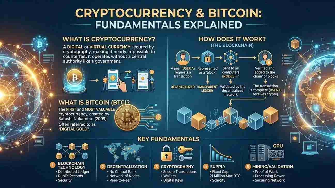 Home 3 Cryptocurrency Bitcoin Fundamentals explained 1