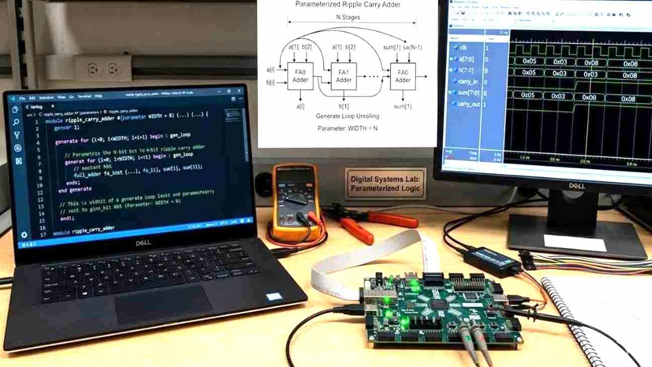 RTL Design in Verilog Generate Parameterized Logic