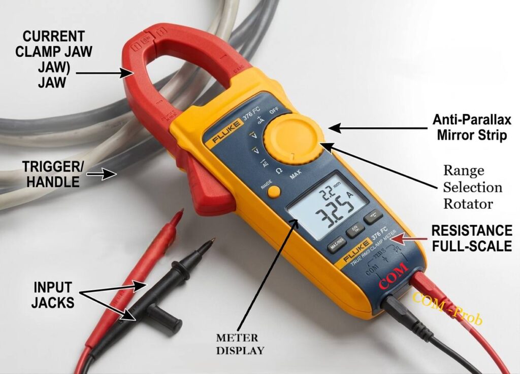 Clamp meter and very frequent used in now a days 