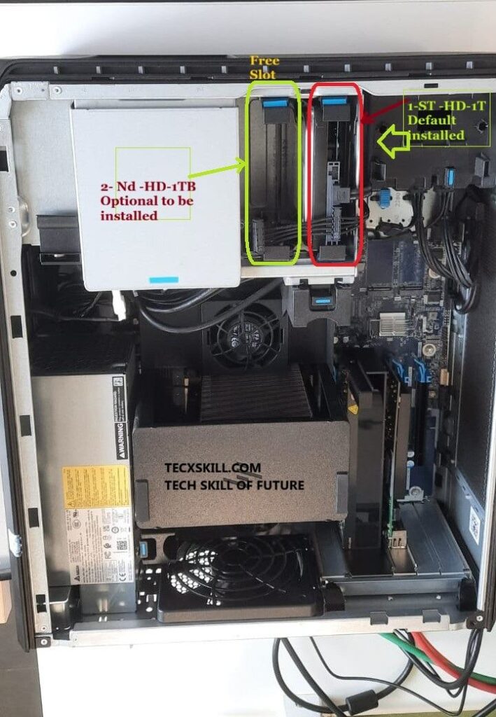 How to Install a Hard Disk in a Workstation with Visual 5 open workstation or CPU to see storage slots