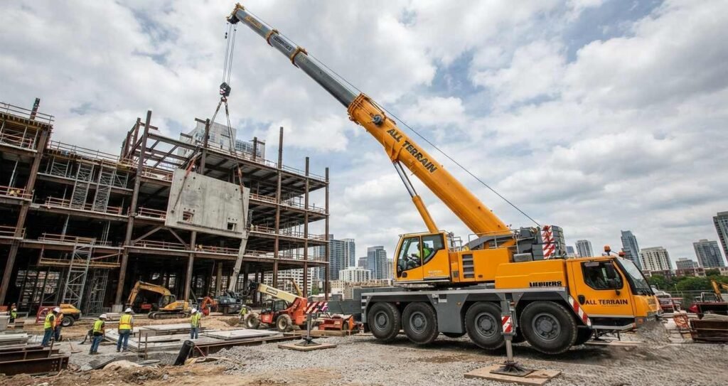 Crane: Types, Specifications, Price, Rental, and Fuel 1 All-Terrain Cranes: High-speed mobile cranes