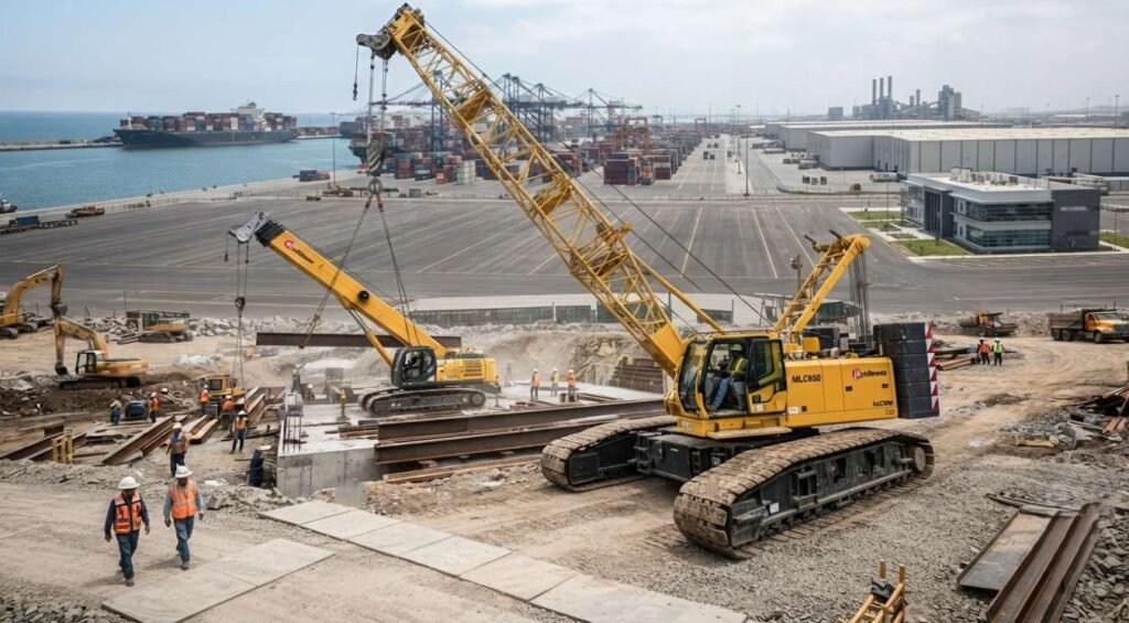 Crane: Types, Specifications, Price, Rental, and Fuel 4 Crawler Cranes: Heavy-duty track loaders offer excellent lifting stability without the need for side stabilizers,